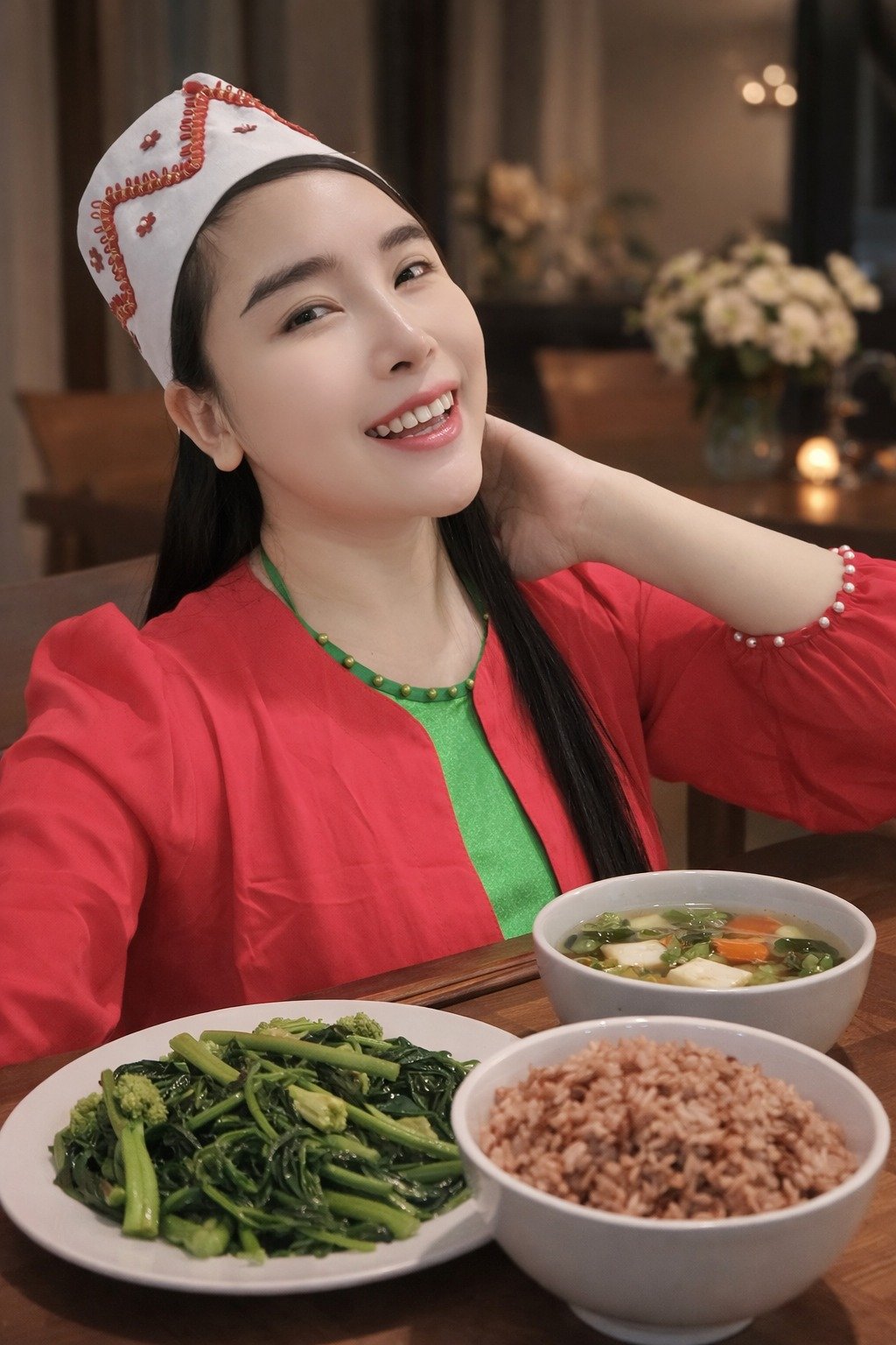 Lương y Huê Thị với lối sống lành mạnh, ăn uống cân bằng